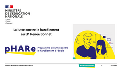 Galerie photo La lutte contre le harcèlement  au LP Renée Bonnet